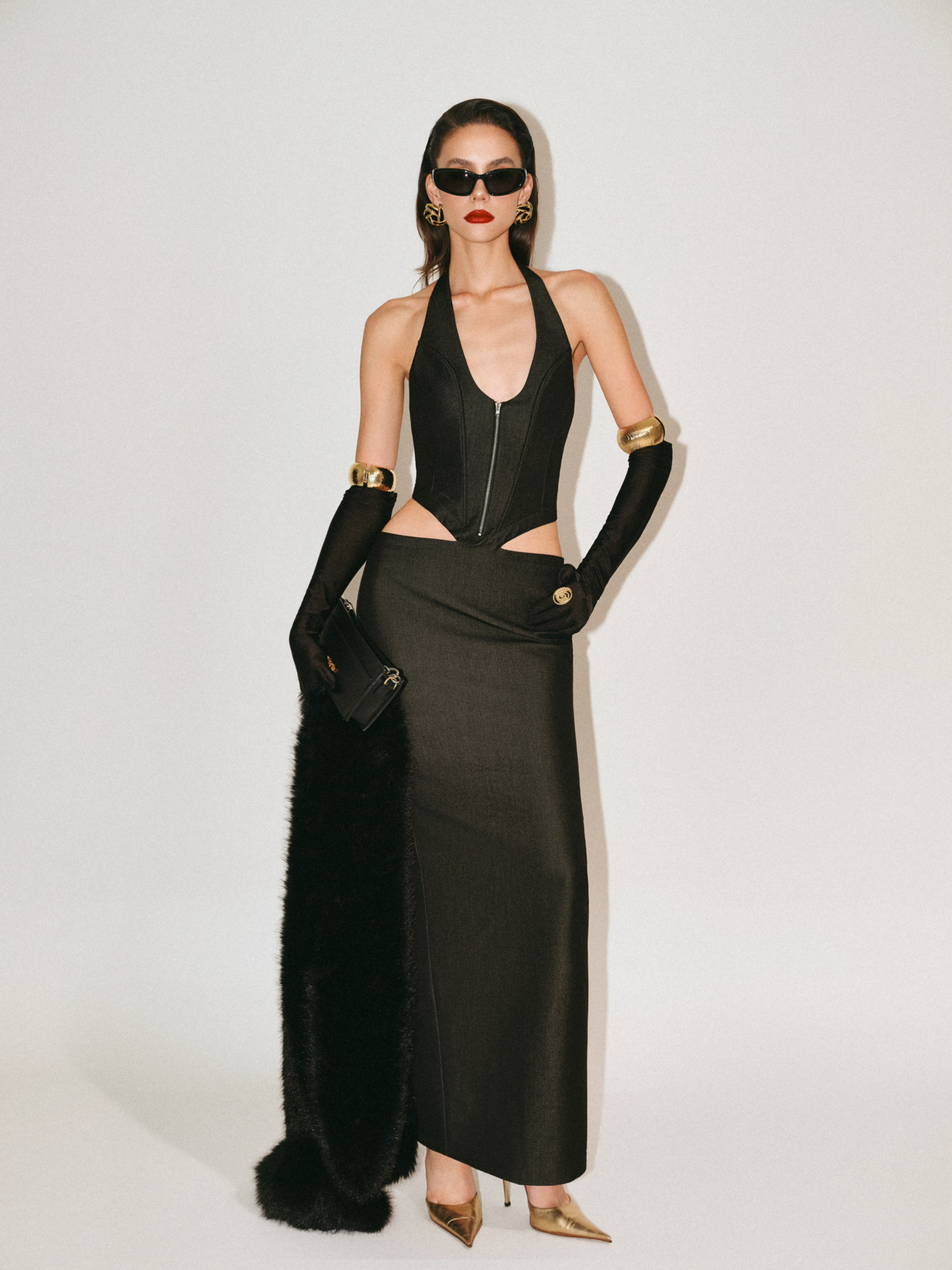 HALTER EMPIRE DRESS