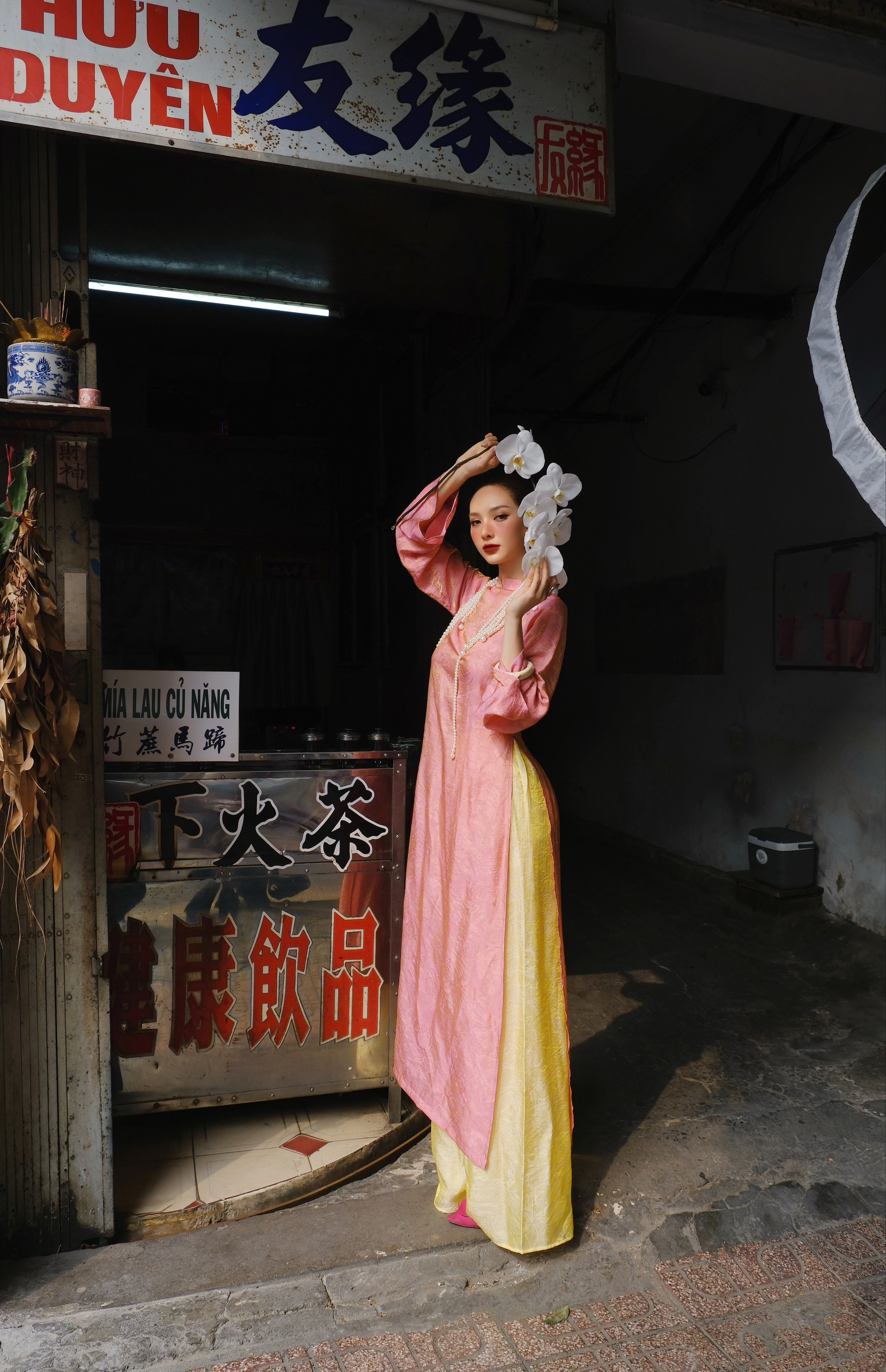 SET ÁO DÀI HỒ ĐIỆP